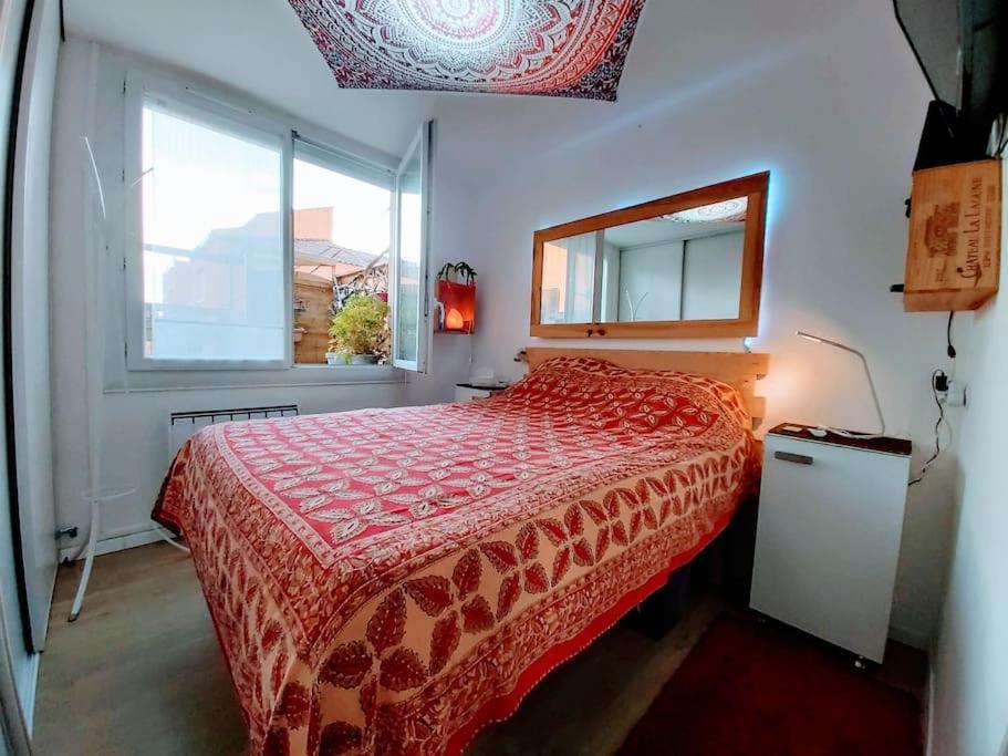 T2 Cosy A La Plage, Terrasse Vue Sur Mer Et Parking Privatif Narbonne Exterior foto